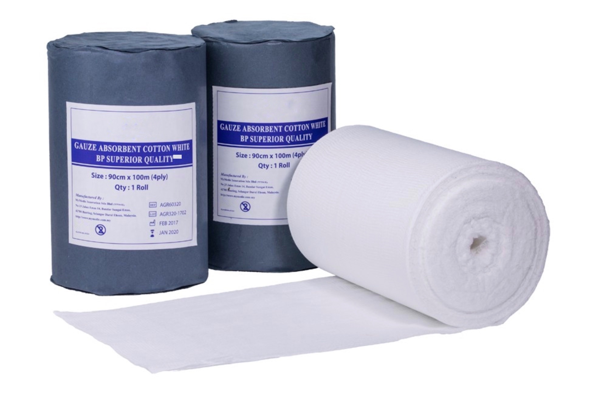 ISO 批准的医用敷料一次性无菌吸水棉 纱布卷